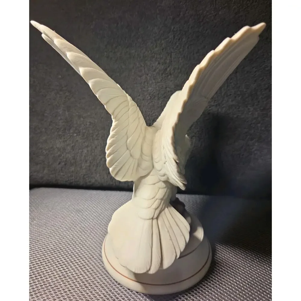 Andrea by Sadek porcelain white dove figurine 8.5 In